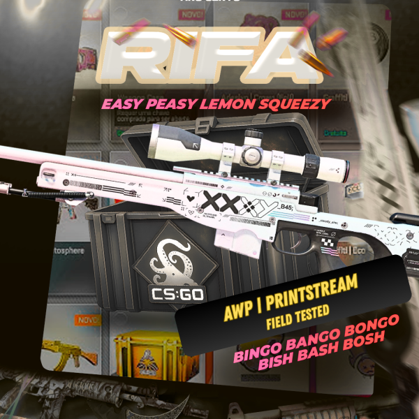 08/11 • Kit Printstream (M4A1-S + AWP + USP + DEAGLE)